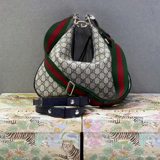 Hyperpeter large shoulder Attache GUCCI bag 0519